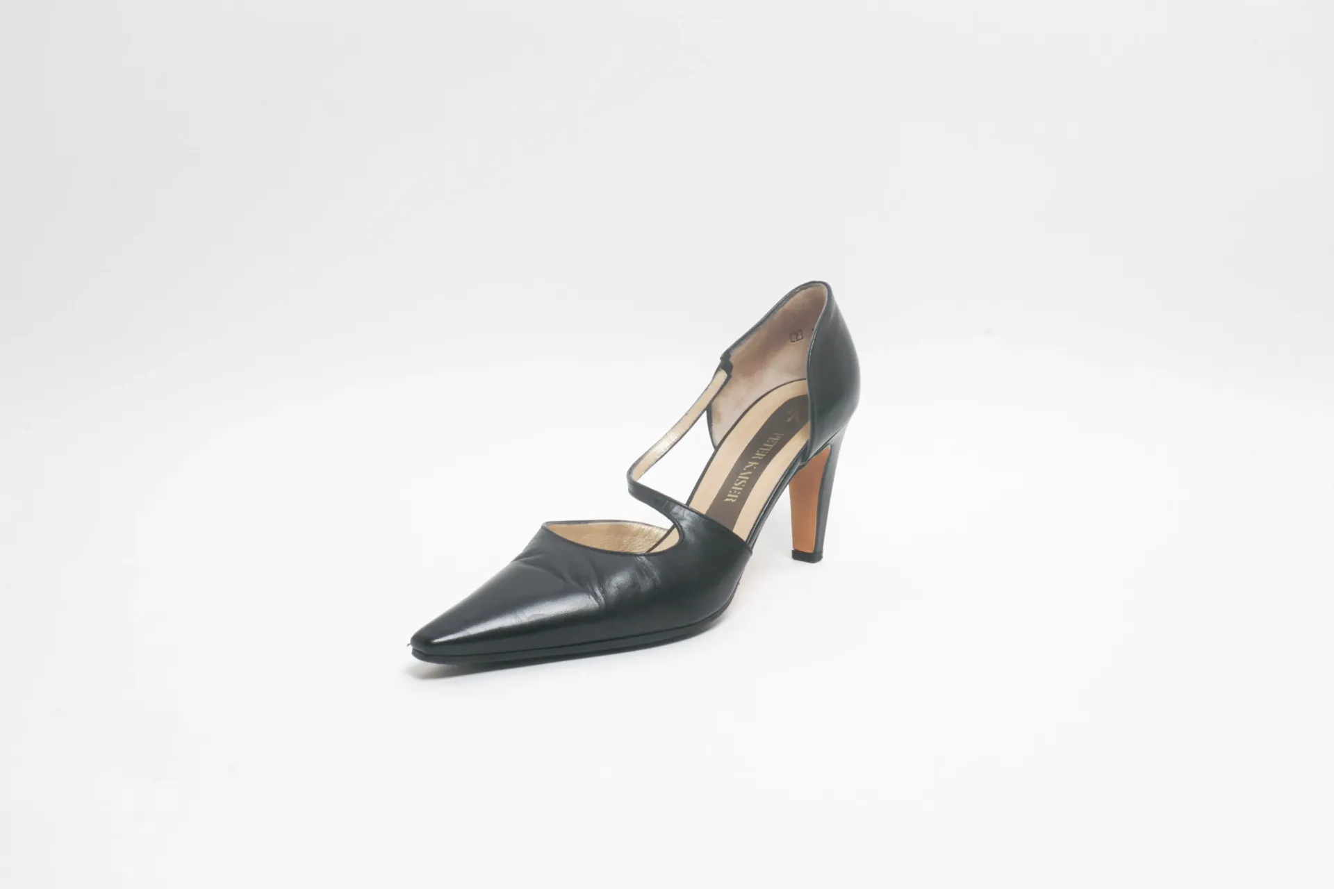 [23020] Escarpins femme Peter Kaiser en cuir noir