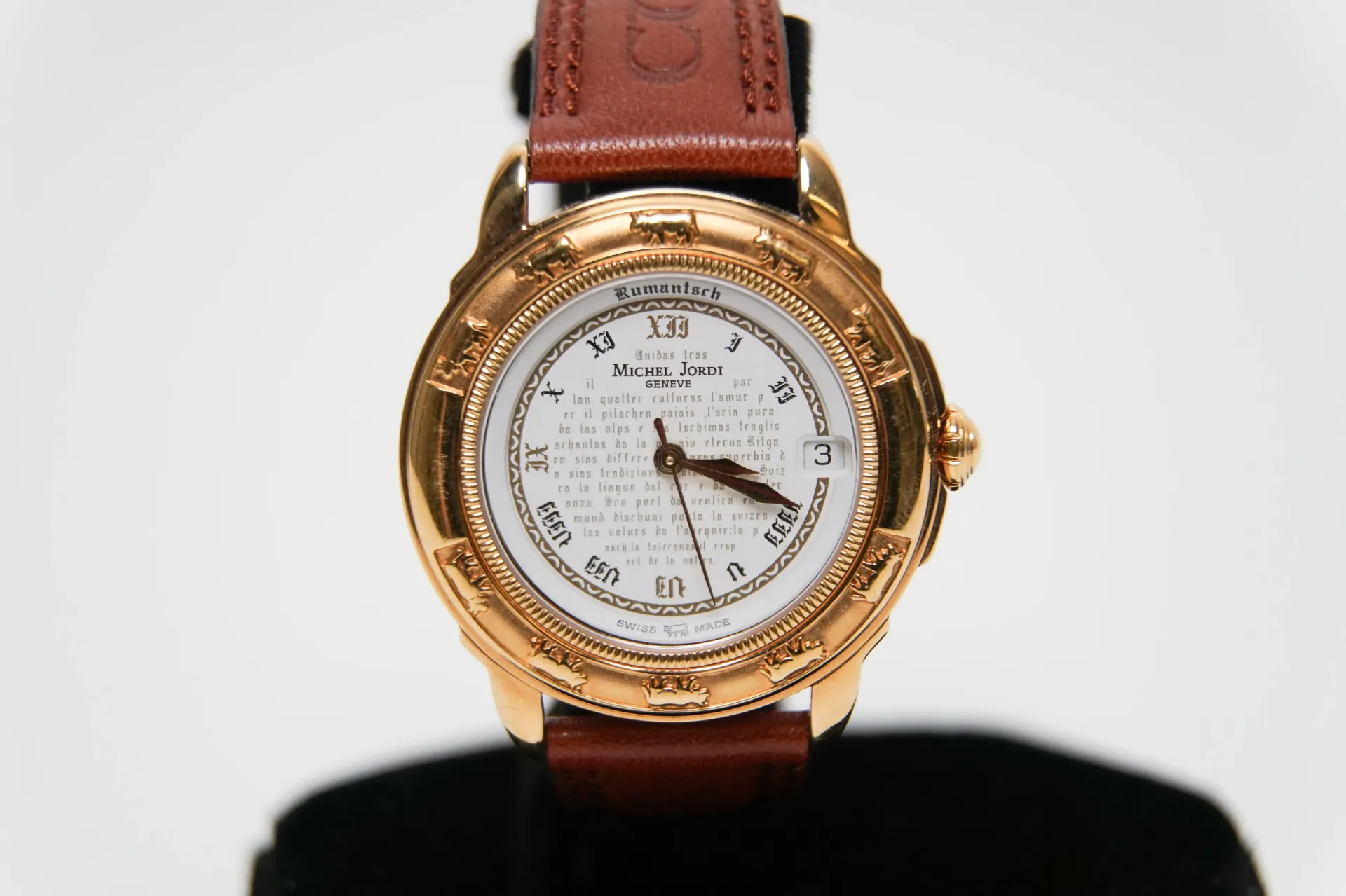 Montre automatique Michel Jordi Genève — édition Rumantsch