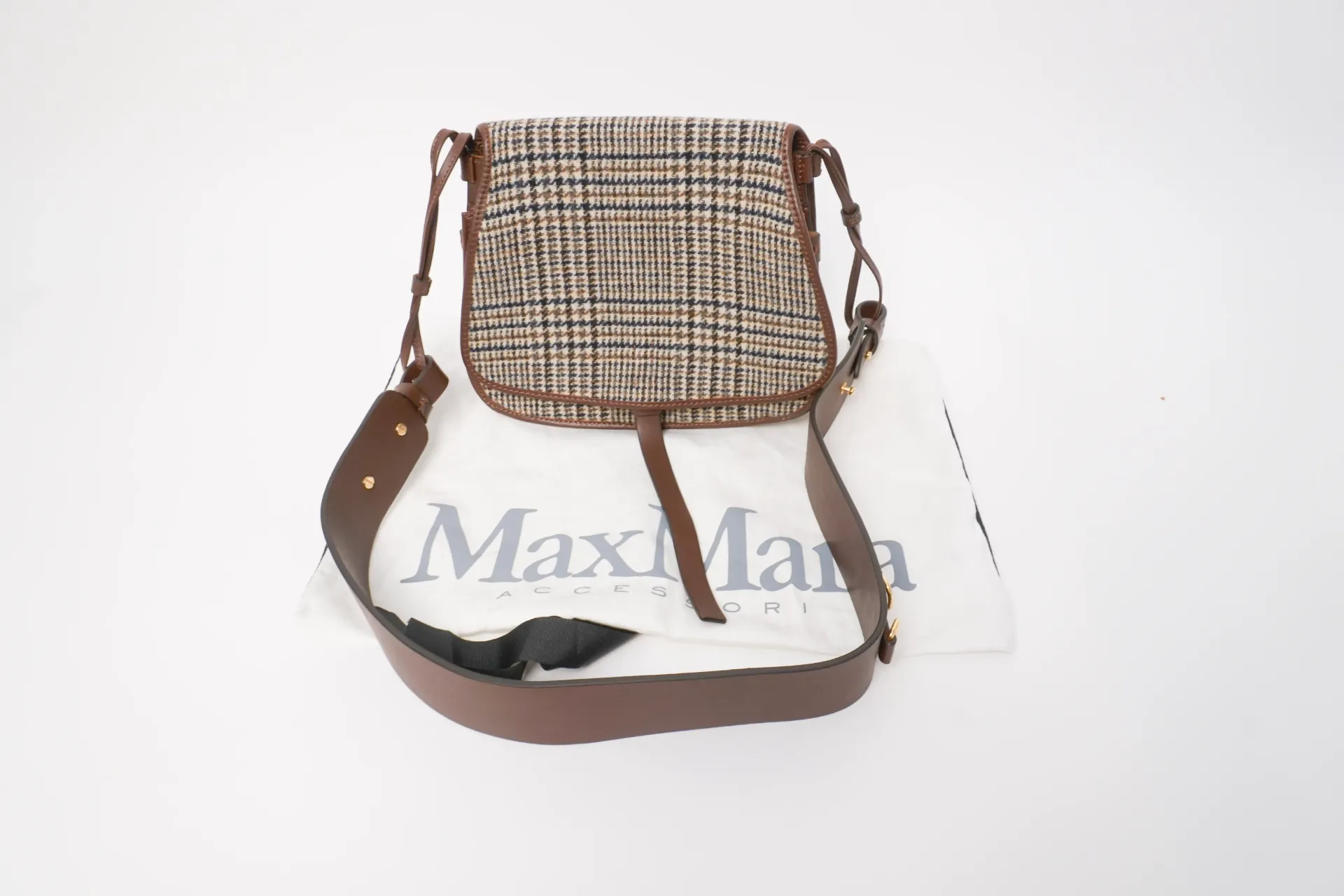 [12004] Sac à main Max Mara Weekend – tweed à carreaux